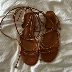 Tan Strappy Sandals